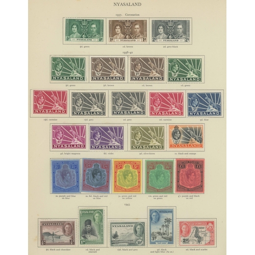 19 - KGVI MINT COLLECTION: Small range of KGVI mounted mint definitive & RSW sets on SG 