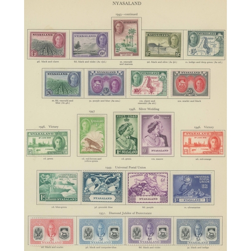 19 - KGVI MINT COLLECTION: Small range of KGVI mounted mint definitive & RSW sets on SG 