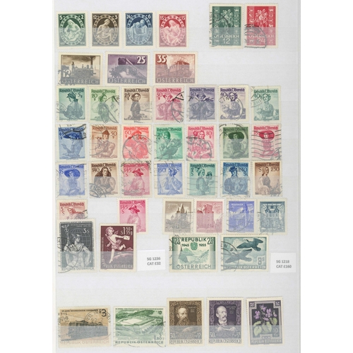 269 - EARLY TO MODERN, MINT & USED COLLECTION: Large stock book containing an 1858-2000 collection with st... 