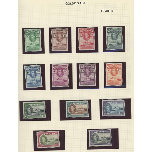 32 - BRITISH AFRICA: Album with mint & used KGVI/QEII (also a few KGV) collection of various African Comm... 