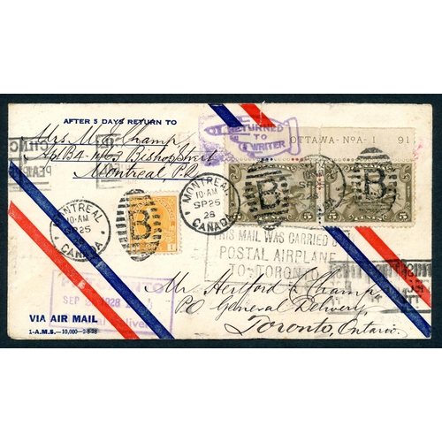 349 - PRE-WAR FIRST FLIGHT, ETC. AIR MAIL COVERS: An album containing a 1927-39 range of all different Air... 