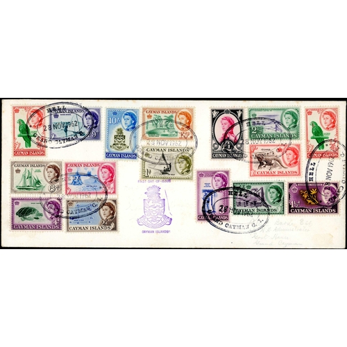 362 - FIRST DAY COVER COLLECTION 1950-2009 in 3 red padded Royal Mail FDC albums. Inc. a 1955 cover with t... 