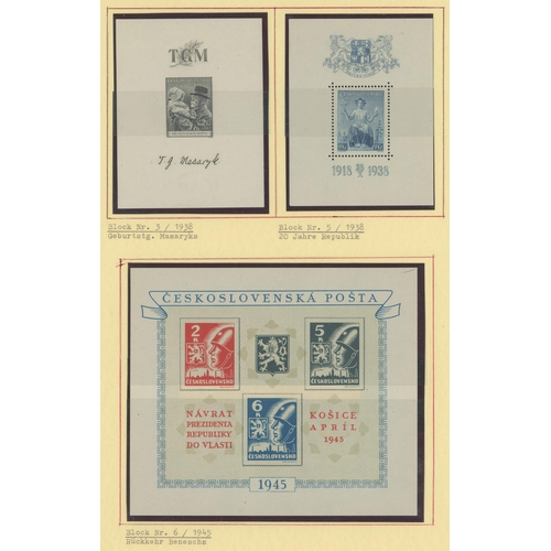 373 - 1930s-1990s MINI SHEETS: Binder and stock sheets housing a collection of mint & used mini sheets fro... 