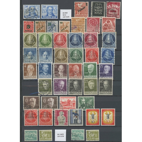 426 - 1948-1990 MINT & USED COLLECTION: From 1948 red & black ovpts through to 1990. Useful fine used 'Bel... 