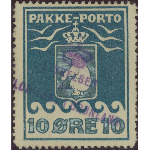 441 - 1905-37 PAKKE-PORTO STUDY: Range of Parcel Post (Polar Bear) issues from various different printings... 