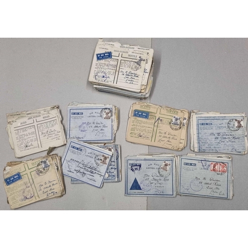 485 - WWII - BRITISH FORCES IN INDIA; Small carton with WWII period correspondence to the same addressee i... 