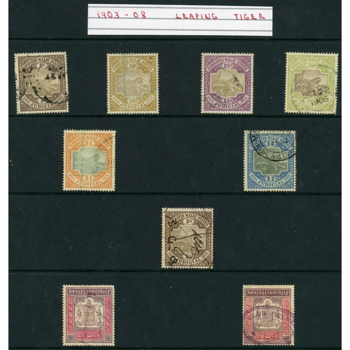 520 - REVENUES ETC; A small but interesting group of revenues with Straits Settlements used 1869-80 3c (2)... 