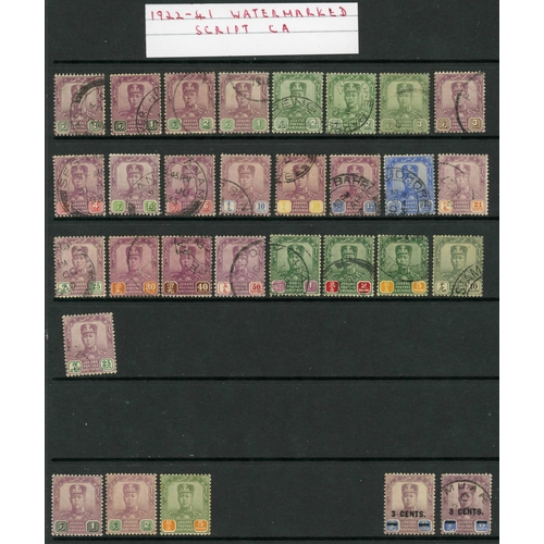 529 - 1884-1965 MAINLY USED COLLECTION inc. 1884 surcharges (6), 1891 1c to $1, 1896 Coronation 1c to 6c, ... 