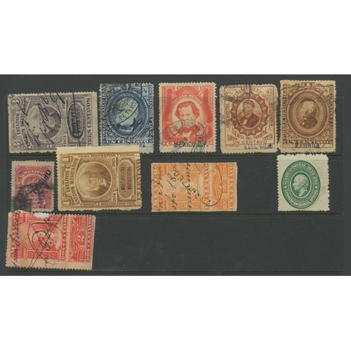 54 - SOUTH AMERICA: Mixture on 7 sides of stock sheets with much Brazil inc. mint blocks. Also some Centr... 