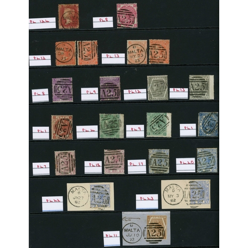 543 - 1856-1991 USED COLLECTION WITH GB USAGES AND MUCH CANCELLATION INTEREST inc GB values to 2/- with 