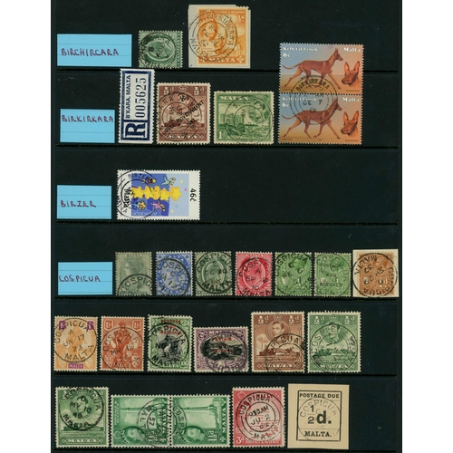 543 - 1856-1991 USED COLLECTION WITH GB USAGES AND MUCH CANCELLATION INTEREST inc GB values to 2/- with 