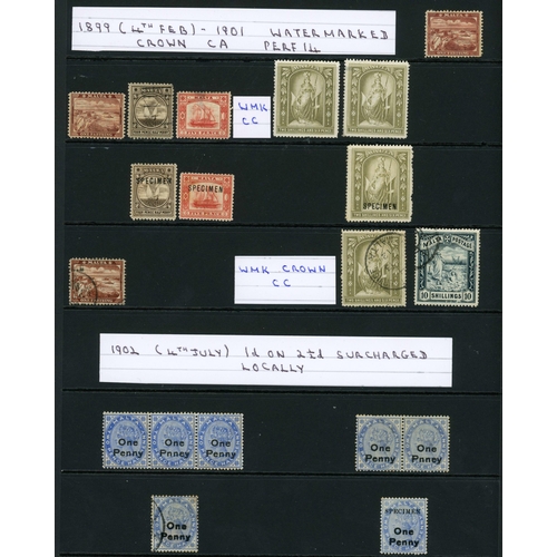 544 - 1860-1981 MOSTLY USED COLLECTION WITH SOME MISSING COLOURS inc. 1860-84 ½d shades (18), 1886 5/-, 18... 