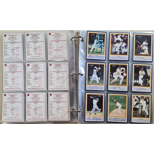 61 - CRICKET - A COLLECTION OF COUNTY PRINT SERVICE CARDS: c.1990 a complete collection of 216 County Pri... 