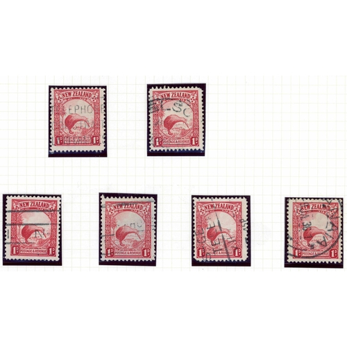 726 - 1935-36 MINT AND USED COLLECTION with Perf 14 x 13½ ½d (34, inc three mint, 5 inverted wmk). 1d Die ... 