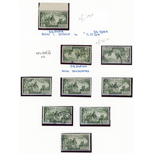 726 - 1935-36 MINT AND USED COLLECTION with Perf 14 x 13½ ½d (34, inc three mint, 5 inverted wmk). 1d Die ... 