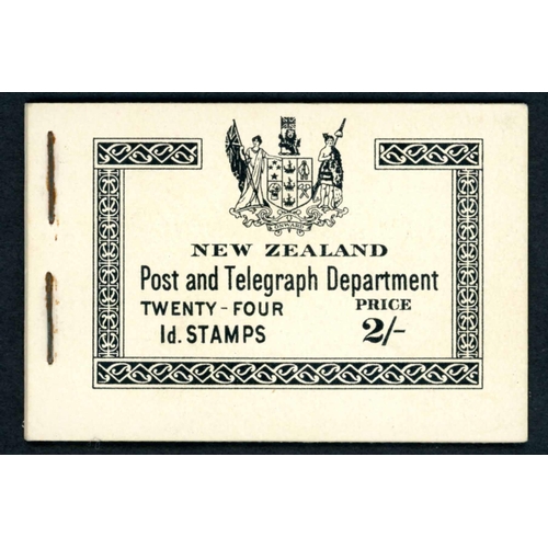 734 - 1938 (1 JULY) 2/- BOOKLET WITH PLATE NUMBER: An example with plate no 