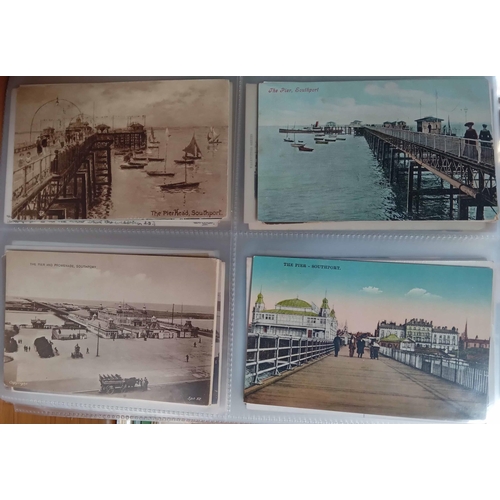 191 - COMPREHENSIVE COLLECTION OF SOUTHPORT: Two well-filled Royal Mail postcard binders containing a wide... 