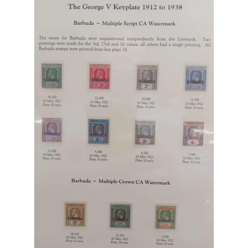 24 - 1912-38 THE KGV EXHIBITION COLLECTION: Mint collection of KGV issues on leaves arranged by country. ... 