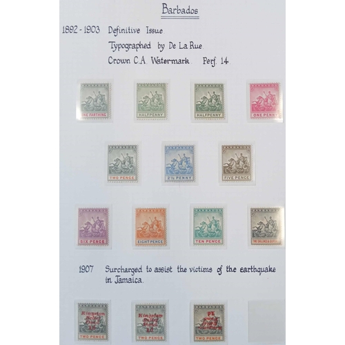 276 - 1852-1961 TWO VOLUME MINT AND USED COLLECTION inc. mint 1882-86 1/2d (2), 1d (2), 21/2d, 3d (3), 4d ... 