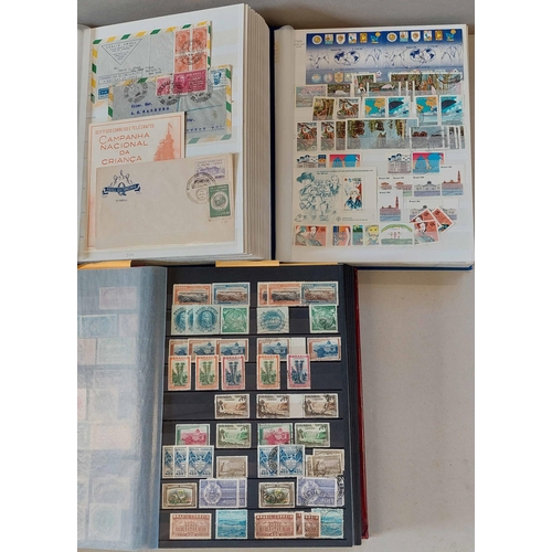 104 - EARLY TO MODERN MINT & USED COLLECTION: Three large stock books and a packet with issues from c.1854... 