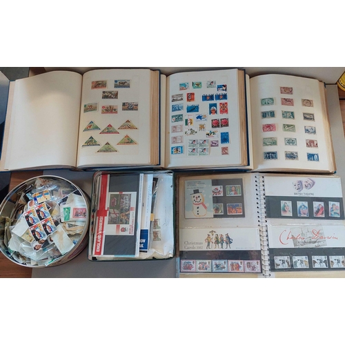 14 - GB & WORLDWIDE MISCELLANY: Two cartons with a range of 'junior' type collections inc. 5 large albums... 