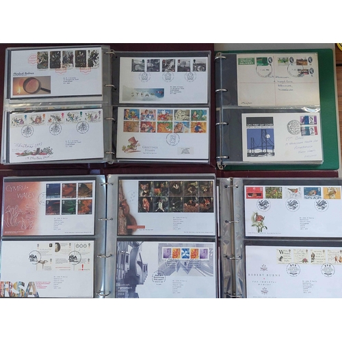 216 - 1960s-2000s FDC COLLECTION: Three cartons containing 14 mainly FDC albums. Mostly Royal Mail covers.... 