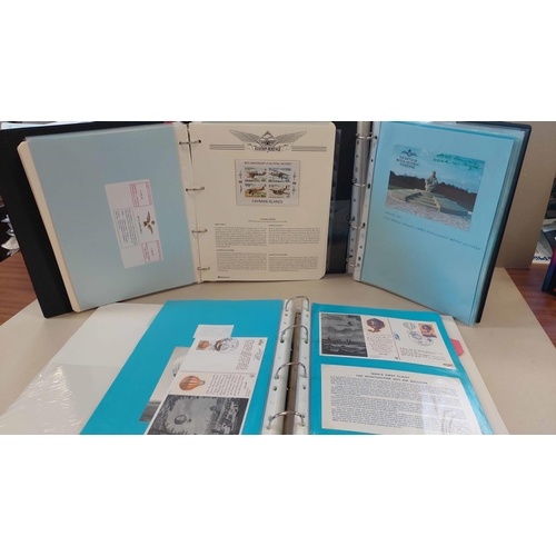 231 - AIRSHIP & BALLOON COVERS, RAF 80th ANNIV. & BATTLE OF BRITAIN COMMEMORATIVE COVERS: Three binders wi... 