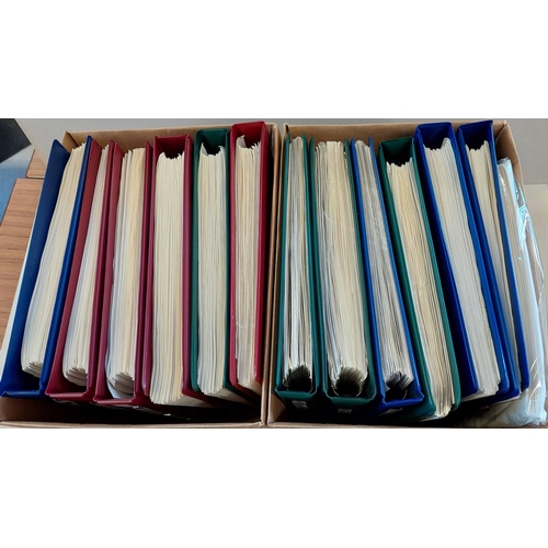 46 - FOREIGN P-Y COLLECTIONS: Twelve binders plus some loose pages (Thailand collection) with early to mo... 