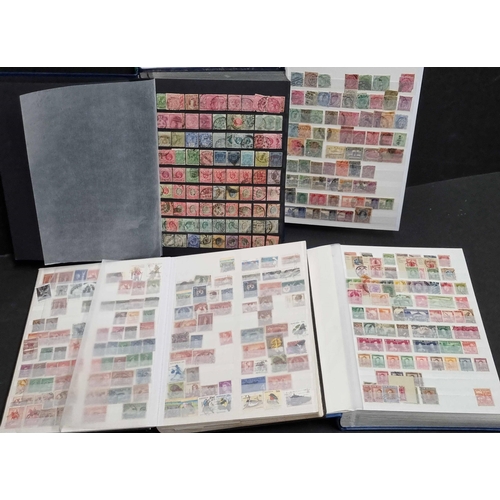 49 - QV-QEII COLLECTION: Two cartons containing mostly well-filled stockbooks of New Zealand, Australia (... 