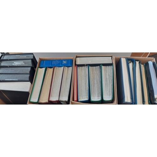 6 - EUROPE & FAR EAST COLLECTIONS: Thirteen large 64-sided stock books and seven other binders/albums wi... 