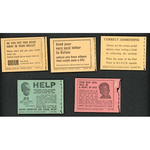 1337 - 1965-1967 10/- & 6/- BOOKLETS: Four 10/- Wilding booklets: July 1963 10/- (SG X6 £180);  Aug. 1965, ... 