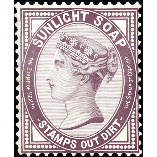 1497 - QV & KEVII GROUP, PLUS SUNLIGHT SOAP '1d LILAC' ADVERT; Range with 1874 ½d PC to Salop with scarce L... 