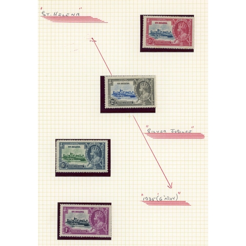 20 - 1935 JUBILEES: 25 sets all mint or unmounted. Inc. Hong Kong; India; Newfoundland; Nyasaland; St Hel... 