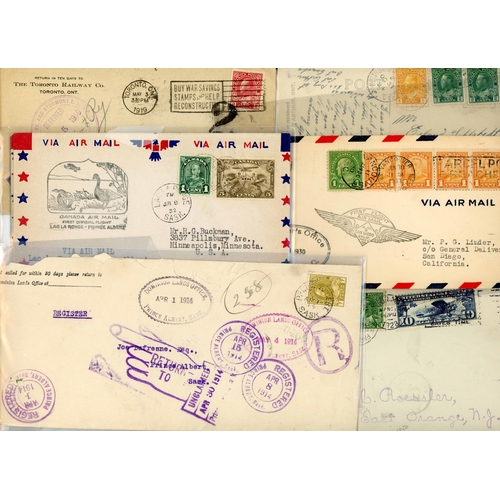 235 - EARLY 20thC. POSTAL HISTORY COLLECTION: Collection of mostly late QV to KGV covers & cards. Includes... 