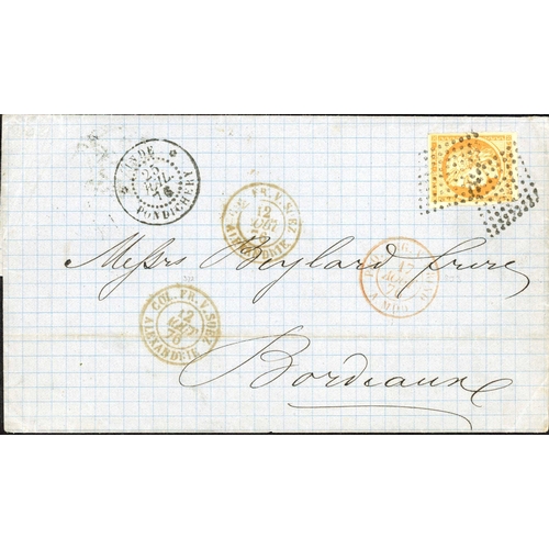 309 - 18th/19th CENTURY INWARDS MAIL INC. ENTRY MARKS; Range with 1789 EL to Marseilles ex Vienna with 