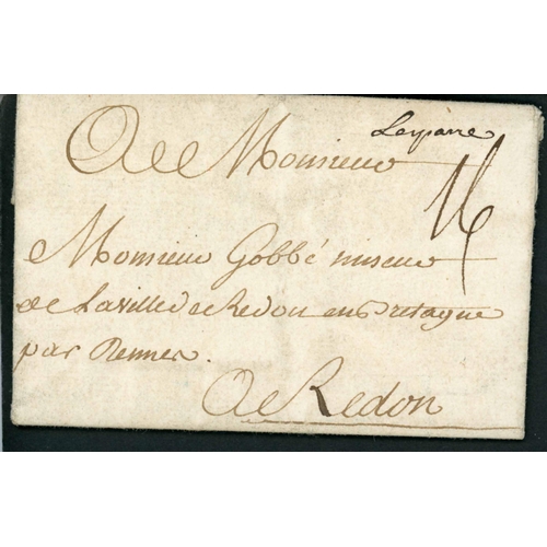 54 - ** HAITI/FRANCE (THE 7 YEARS WAR) - P.O.W. CORRESPONDENCE; Three ELs from the Gobbe Correspondence r... 