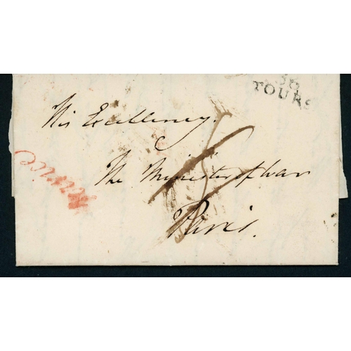 55 - ** NAPOLEONIC WARS - LETTERS FROM P.O.W.s REGARDING RELEASE, BACK-PAY & 4-MONTH LEAVE: Very fine 17 ... 