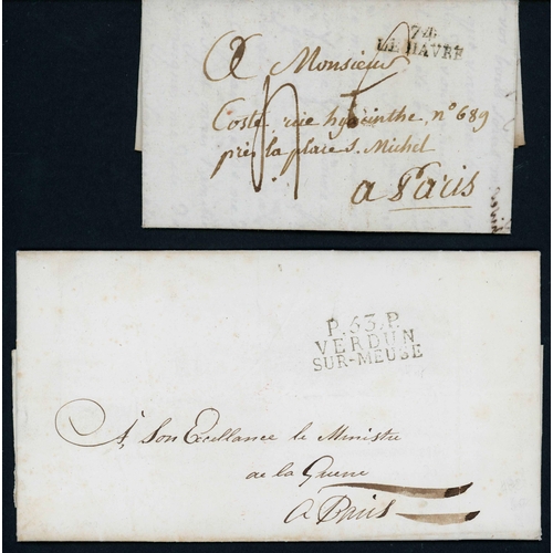 55 - ** NAPOLEONIC WARS - LETTERS FROM P.O.W.s REGARDING RELEASE, BACK-PAY & 4-MONTH LEAVE: Very fine 17 ... 