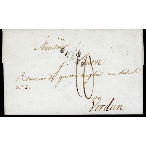 55 - ** NAPOLEONIC WARS - LETTERS FROM P.O.W.s REGARDING RELEASE, BACK-PAY & 4-MONTH LEAVE: Very fine 17 ... 