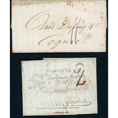 55 - ** NAPOLEONIC WARS - LETTERS FROM P.O.W.s REGARDING RELEASE, BACK-PAY & 4-MONTH LEAVE: Very fine 17 ... 