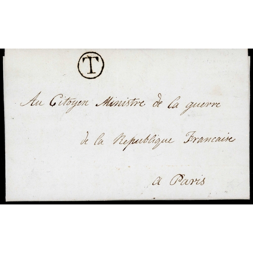 56 - ** NAPOLEONIC WARS - LETTERS FROM ENGLISH & GERMAN P.O.W.'s IN BESANCON, CAMBRAI OR FONTAINEBLEAU; 6... 