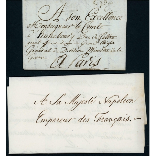 57 - ** NAPOLEONIC WARS - LETTERS FROM ENGLISH P.O.W.'s TO FRENCH OFFICIALS REQUESTING RELEASE; Very fine... 