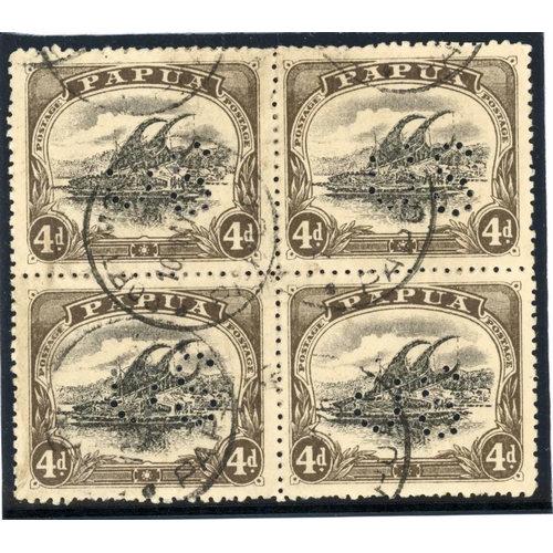 642 - 1908-30 OFFICIAL ISSUES: Mainly used collection inc. 1908 2/6d, 1908-10 perf. 11 ½d, 2d to 6d. 1910-... 