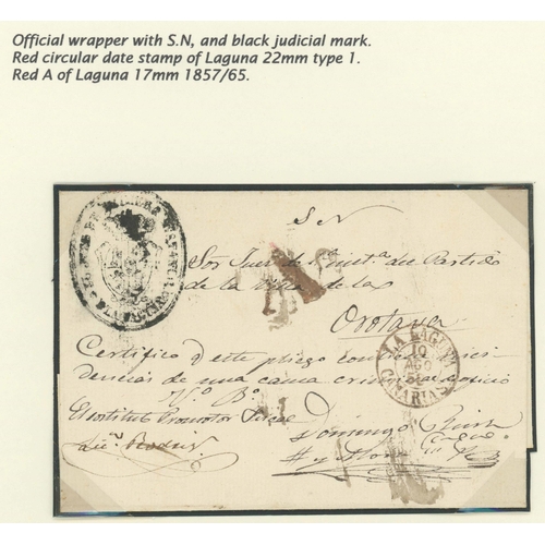 697 - 19th CENTURY TENERIFE OFFICIAL MAIL & 