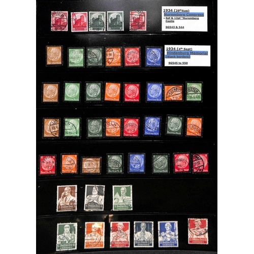 384 - THIRD REICH, 1933-37: Fine, mint & used collection inc. covers, spanning the first 4 years, presente... 