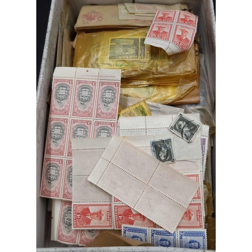 10 - KGVI MINT ACCUMULATION, ETC.: Shoe box containing a qty of packets/envs. (ex packet maker) with a ra... 