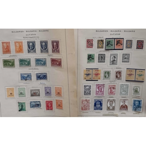 198 - EARLY TO MODERN, MINT & USED COLLECTIONS: Carton housing printed album leaves with many complete min... 