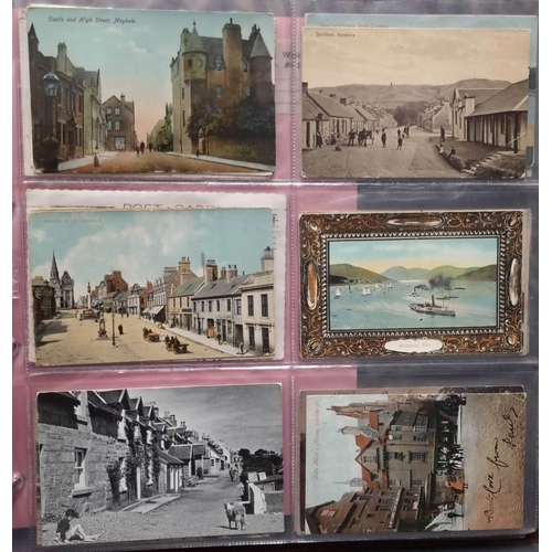 136 - PRE WWII LONDON & OTHER COUNTIES: Two very large well-filled 6-up postcard albums containing a varie... 