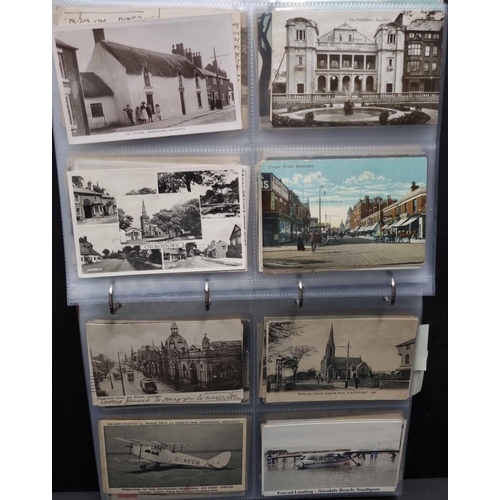 139 - COMPREHENSIVE COLLECTION OF SOUTHPORT: Two well-filled Royal Mail postcard binders containing a wide... 