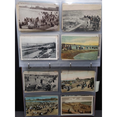 139 - COMPREHENSIVE COLLECTION OF SOUTHPORT: Two well-filled Royal Mail postcard binders containing a wide... 